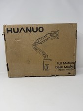 NEW Huanuo Single Monitor Full Motion Desk Mount Model HNSS6 w/ Gas Spring Arm