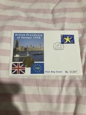 50p 1992 PRESIDENCY 50 Pence EU Europe Set FDC FIRST DAY COVER 37089
