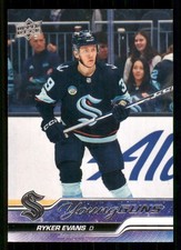 2023-24 Upper Deck #726 Ryker Evans Young Guns RC