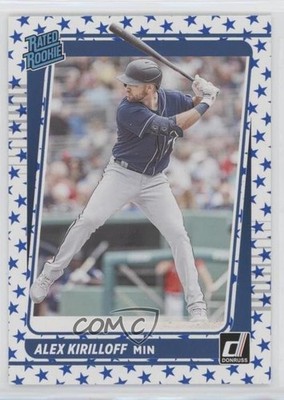 2021 Panini Donruss Rated Rookies Independence Day Alex Kirilloff Rookie RC 0l44