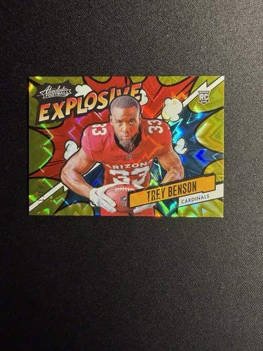 2024 Panini Absolute Football Gold Trey Benson #EX-TBN