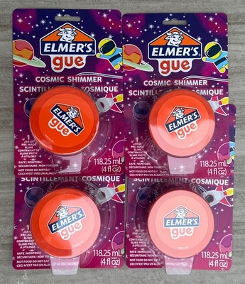 Elmer's Gue Premade Slime Cosmic Shimmer Glitter Slime 4 oz. - 4 PACK