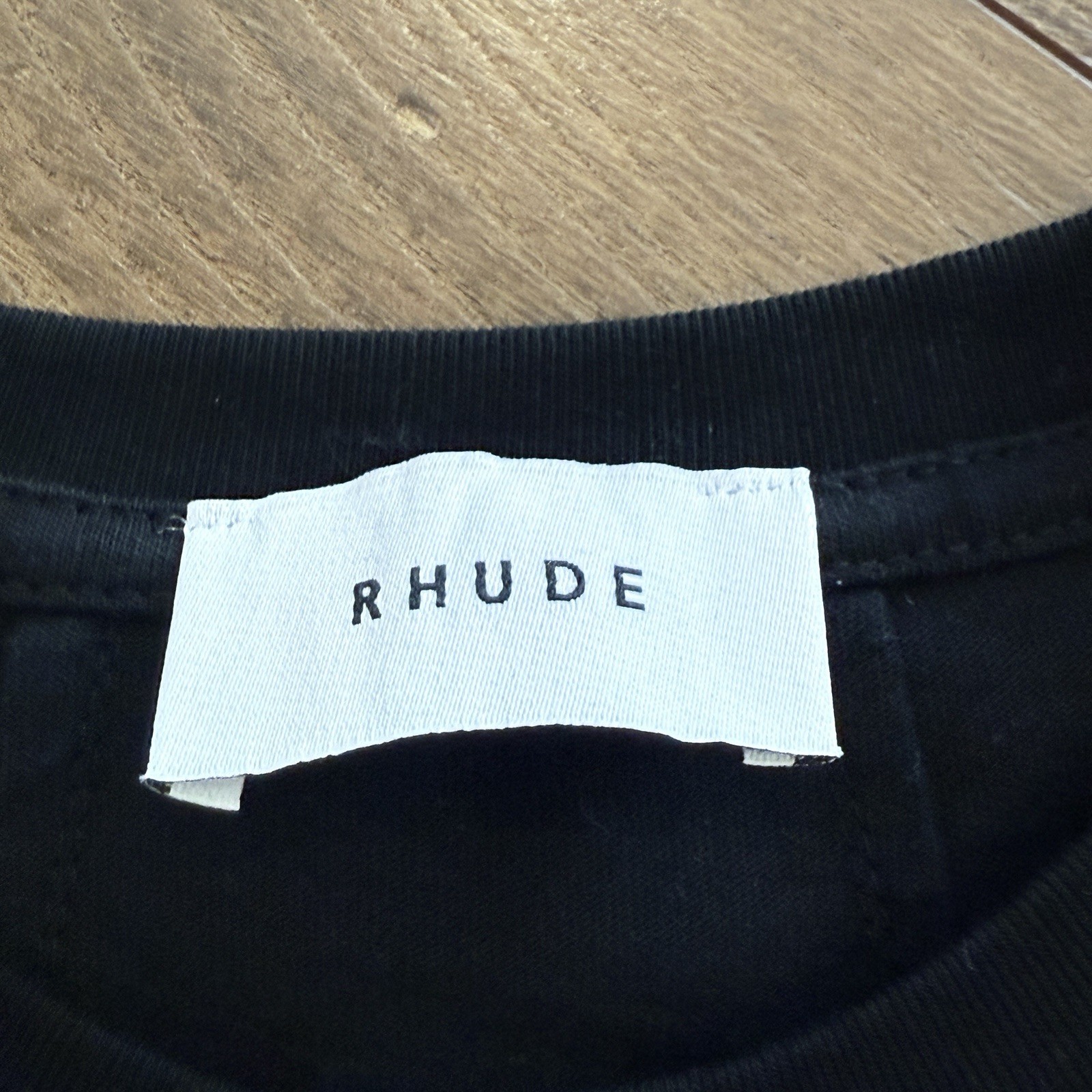 Rhude T Shirt Graphic Tee Black Green NWOT Sz Large L Champions Streetwear