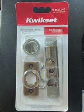 Kwikset Exterior Entry Door Latch 81825 002 Adjustable New in Sealed Package