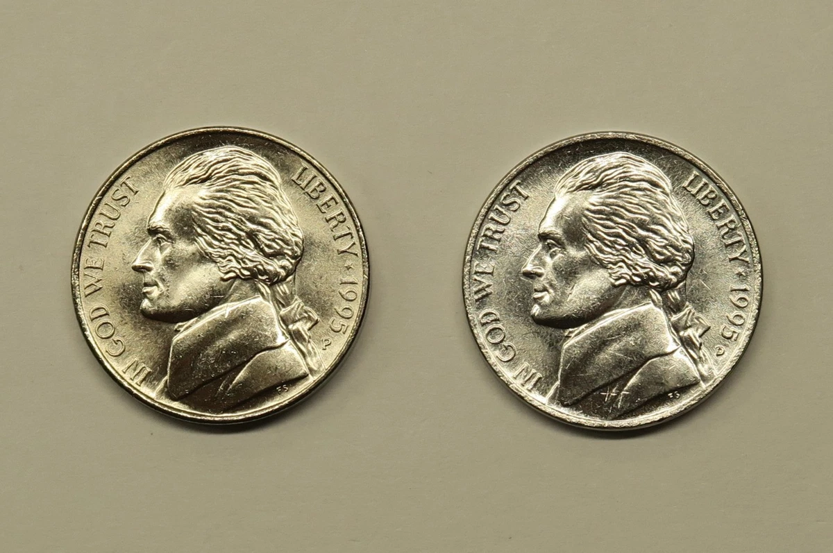 1995 US Jefferson Nickels (1938-Now) for sale | eBay