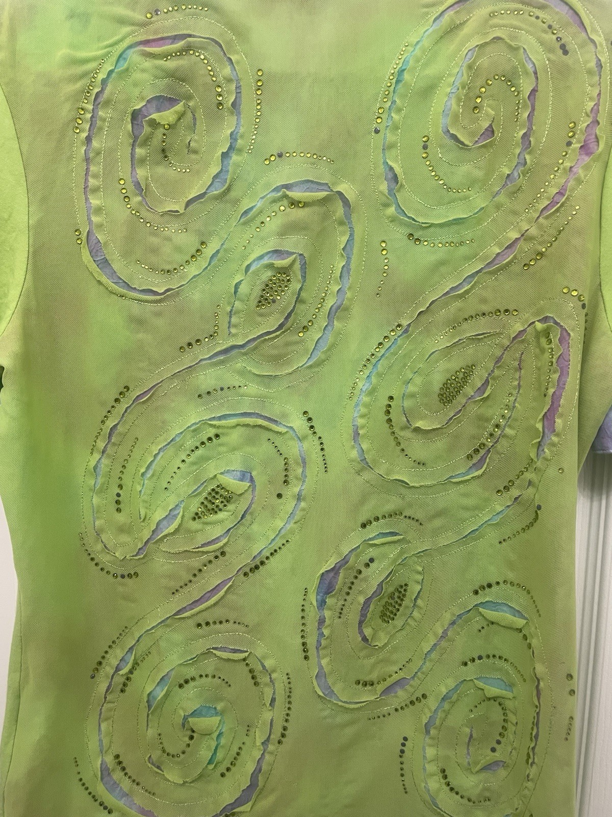 Bagutti ‘t shirt’ Multicolor patchwork Vibrant an… - image 4