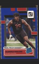 2022 Donruss #386 DeAngelo Malone Blue Press Proof - ( 139 )