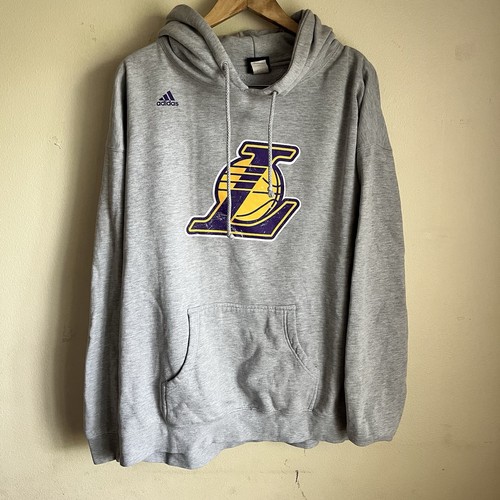 Adidas Los Angeles Lakers Pullover Hoodie Kobe #24 Size XXL Mens NBA - 第 1/7 張圖片