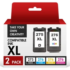 PG-275XL CL-276XL Ink Cartridge for Canon PIXMA TS3522 TS3722 TR4720 TR4722 Lot