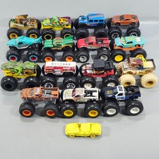 Hot Wheels Monster Jam 1:64 Diecast Mixed Lot of 16 Monster Truck Toy Bundle