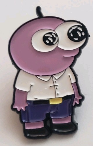 Smiling Friends Pim Cartoon Enamel Lapel Hat Bookbag Brooch Pin Badge