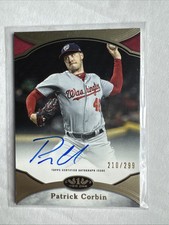 2020 Topps Tier One Patrick Corbin Autograph Auto #/299 Nationals  #630