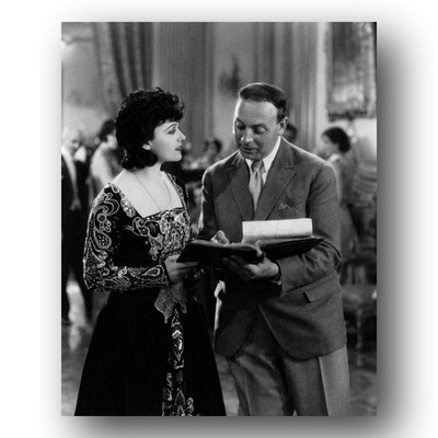 Pola Negri On Set With Ludwig Berger Photo 8x10 Portrait