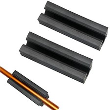 2PCS Golf Shaft Clamp Golf Vise Clamp Rubber Reshafting Head Extractor Grip