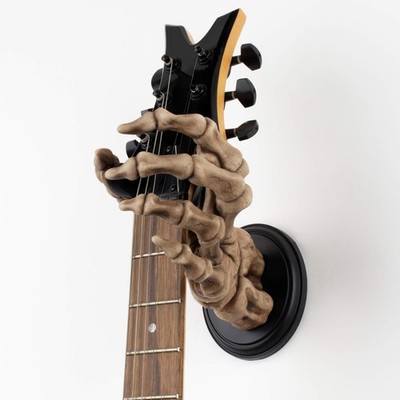GuitarGrip Grip Reaper Skeleton Hand Guitar Wall Mount Hanger Holder - Left