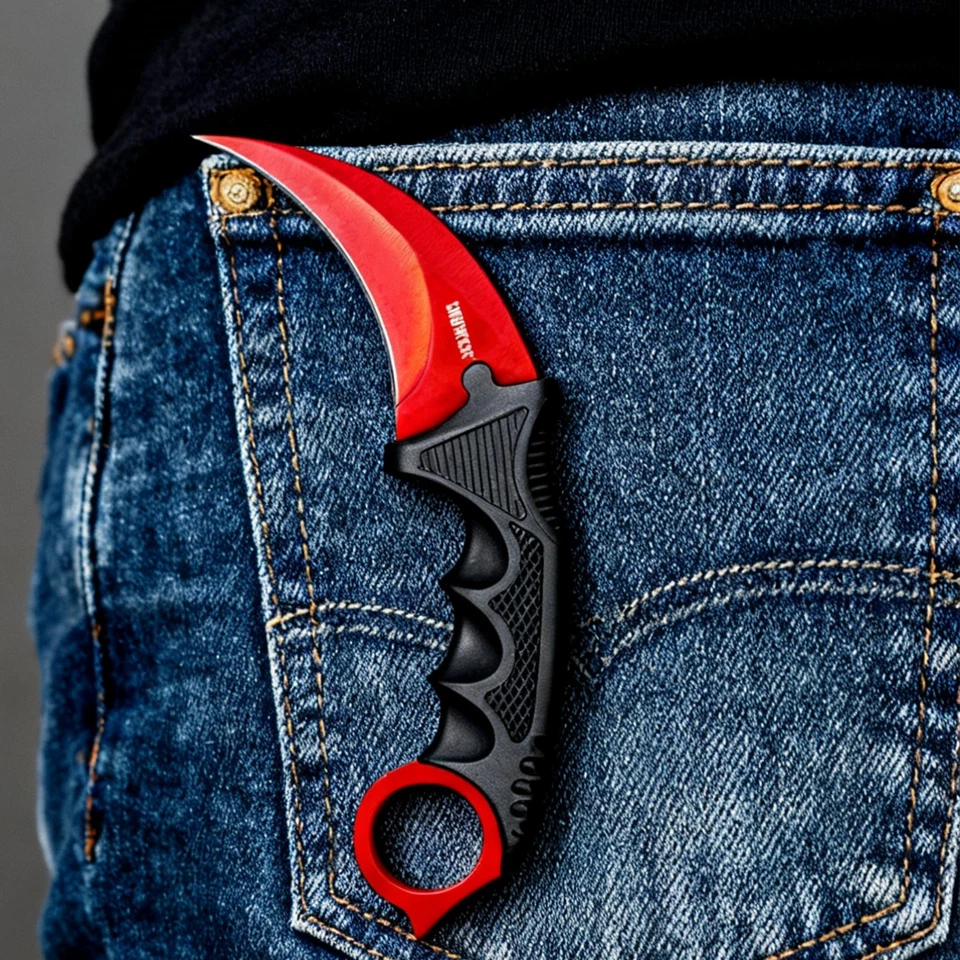 50 Pack Pocket Knives Folding Survival Knife for EDC Camping Christmas Gift - Image 2 of 3