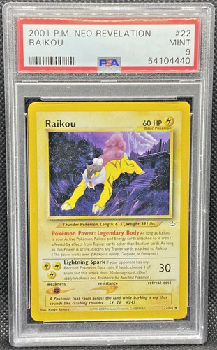 Raikou (Unlimited) graded PSA 9 for sale on eBay