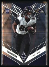 2022 Panini Phoenix #154 Isaiah Likely RC Rookie Baltimore Ravens