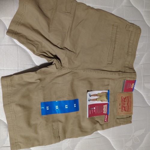 Levi's Boy's Youth Utility Cargo Shorts Size 12 Reg 26” Waist Tan new - Picture 2 of 3
