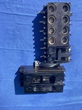 D7 SQUARE D FSP 100 AMP MAIN WITH PANEL GUTS M-224075 2 POLE 60 A FUSE PULL-OUT