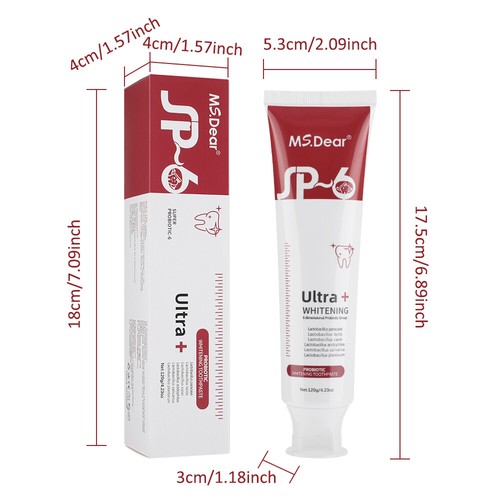 2x Sp-6 Probiotic Whitening Toothpaste Brightening Remove Bad Breath Toothpaste - Picture 13 of 13