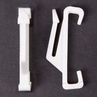 10-100x HARRISON SUPER WHITE CURTAIN GLIDERS Track Rail Hooks Nylon Plastic