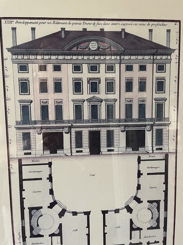 Framed Architectural Print, Composed & Engraved By Jean-Francois de Neufforge - Picture 10 of 15
