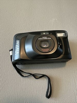 Vivitar 335 PZDB 35-60mm Power Zoom 35 mm film Camer Untested