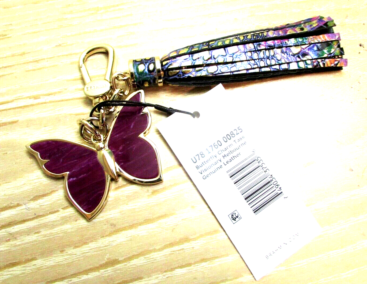 Brahmin Visionary Melbourne Butterfly Charm Tassel (U78176000825