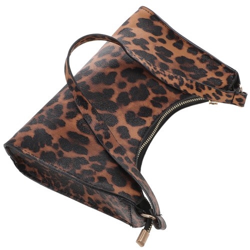 Leopard Underarm Bag Ladies Handbags Shoulder for Women Travel Shopping - Picture 5 of 12