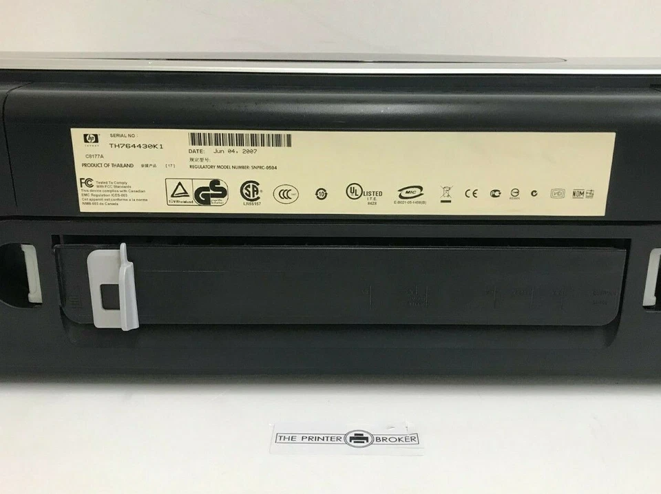 HP OfficeJet Pro K850 A3 Colour Inkjet Printer C8177A - Image 4 of 4