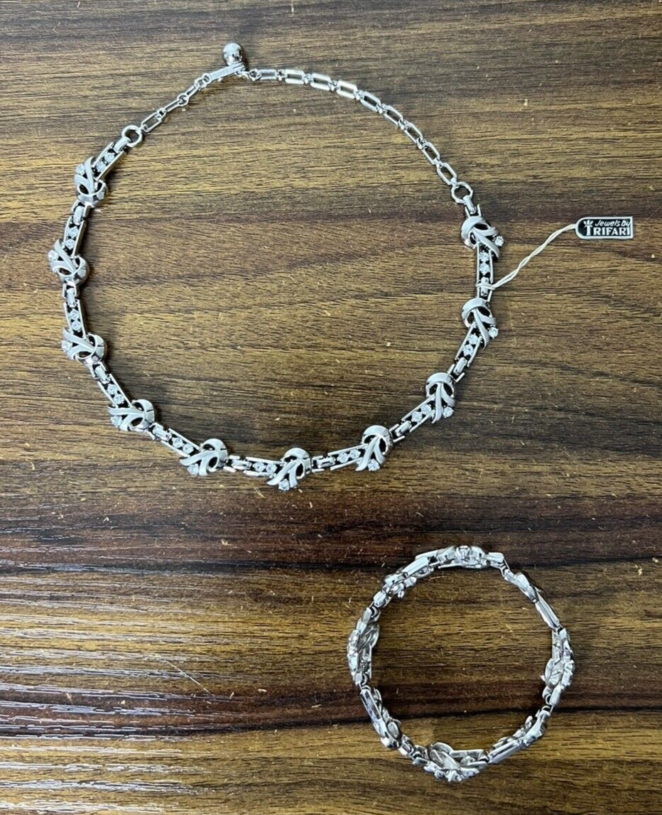 【希少品】 1930s Trifari Krussman Fishel 29 1930s Trifari Krussman Fishel KTF Art Deco Rhinestone Dress