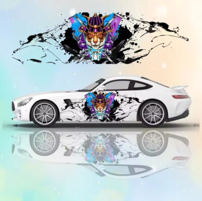 Custom Samurai Livery Racing Side Wrap; JDM Inspired Samurai Custom ...