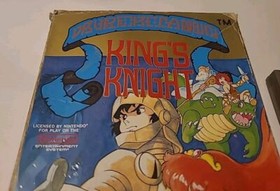 Authentic King's Knight with Box NES Tested Nintendo Entertainment System Square