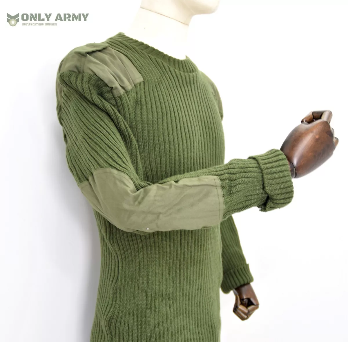 Green commando shop sweater