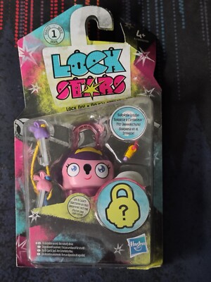 Lock Stars Serie 1 Kinderspielzeug Hasbro Neu Sammler Schlüsselanhänger rosa-lila