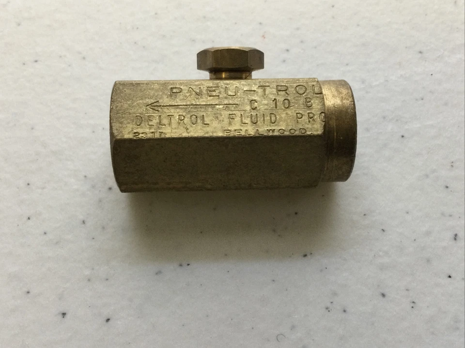 NEW, DELTROL 10001-19 C10B BRASS CHECK VALVE, FREE SHIPPING - Image 3 of 4