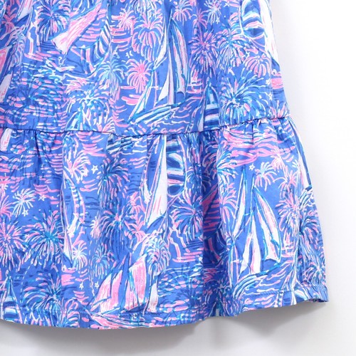 Lilly Pulitzer Girls Mini Geanna Swing Dress Short Sleeve S 4-5 Years New 281007 - Picture 5 of 8