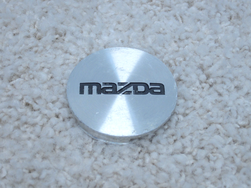 1986 - 1991 MAZDA RX7 OEM ALLOY WHEEL 2- 3/16 METAL CENTER CAP #2F-11