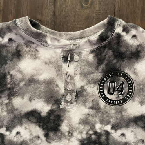 Justice Active Tie Dye Cropped Girls Sweatshirt 7 - Picture 3 of 5