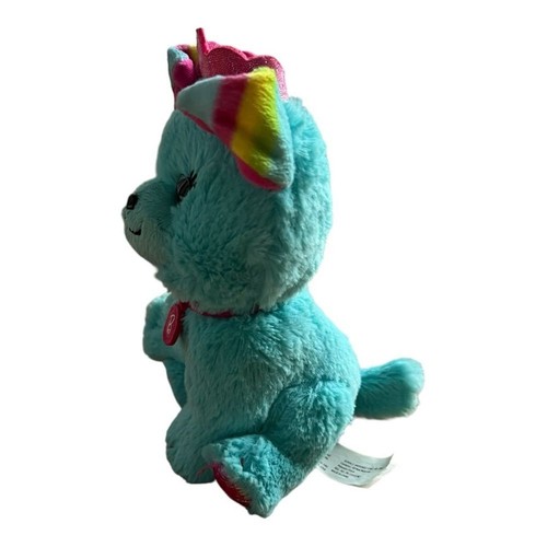 Barbie Princess Puppy Dog Plush Stuffed Animal Kids Toy Just Play Blue 8” Tall - Picture 4 of 9