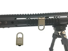 Tan Rail Mount Sling Adapter Low Profile Attachment Point for Picatinny Weaver 