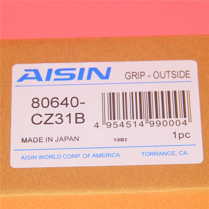 Manija de puerta del conductor delantera izquierda cromada AISIN para Nissan Rogue Smart Entry 2010-13 Foto 3 de 4