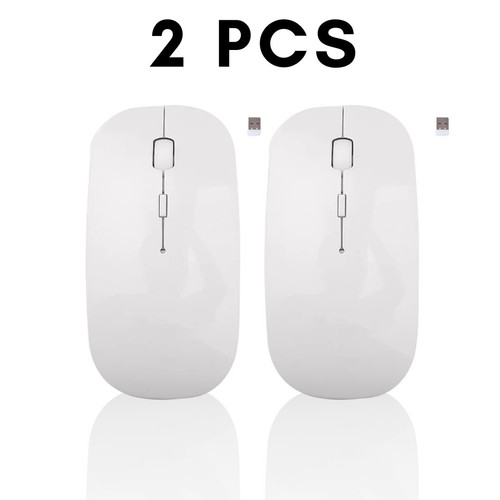 Slim 2.4GHz Optical Wireless Mouse Mice + USB Receiver for Mac Laptop PC Desktop - Picture 33 of 34