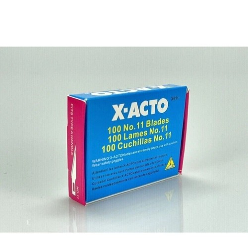X-ACTO X611 100-Pc. No.11 Bulk Pack Blades for X-Acto Knives New - Picture 3 of 6