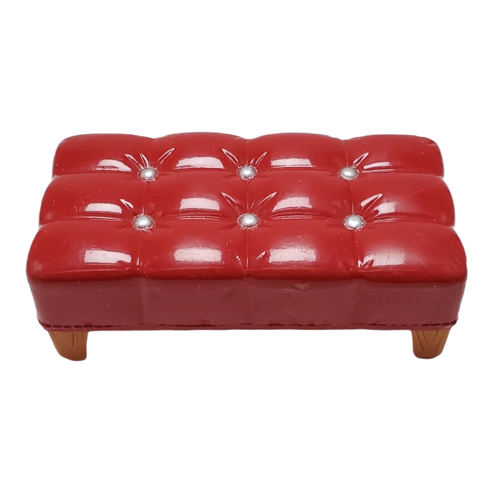 FisherPrice Loving Family Dollhouse Red Ottoman Furniture eBay