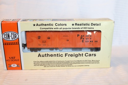 Con-Cor escala HO, 57' frigorífico, Pacific Fruit Express, naranja, #454501 construido 09801 | Zustand: Used
