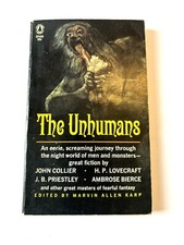 The Unhumans ed. by Marvin Allen Karp (1965 Paperback)