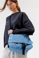 New W/tags BAGGU Nylon Messenger Bag In Digital Denim, MSRP $68.00