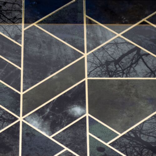 Luxory Rectangle Abstract Kitchen Serving Drinks Candle Decor Coffee Table Tray - Picture 8 of 9